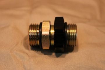 832-10 Enderle Bulkhead Fitting AN10  with Nut for shut off